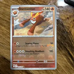 Pokemon TCG Darmanitan - (Master Ball Pattern) 014/086 Sv: Black Bolt Holo NM - Image 1