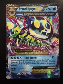 Primal Kyogre EX 55/160 Holo Card DMG - Image 1