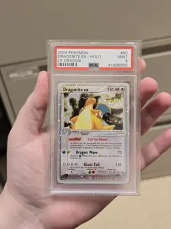 PSA 9 DRAGONITE EX-HOLO 90/97 EX DRAGON 2003 VINTAGE POKEMON TCG CARD MINT ! - Image 1