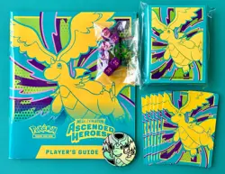 Ascended heroes ETB Card Sleeves, dice, dividers, coins & Guide Pokemon TCG New - Image 1