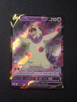 Hisuian Typhlosion V 053/189 Holo Ultra Rare Astral Radiance Pokemon Card TCG NM - Image 1