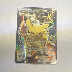 Pikachu EX XY124 XY Promo Full Art Holo 130 HP English Pokemon TCG Card - Image 1
