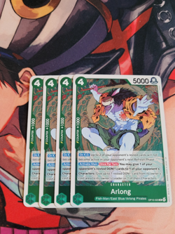 4x Arlong OP15-023 R Adventure on KAMI's Island - ONE PIECE Card Game - Image 1