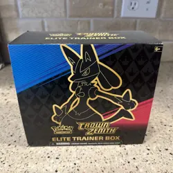 Crown Zenith Elite Trainer Box OPENED contents NO PACKS/PROMO ETB Pokemon TCG - Image 1