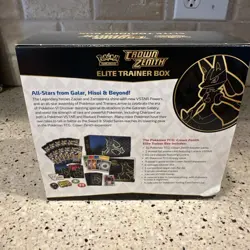 Crown Zenith Elite Trainer Box OPENED contents NO PACKS/PROMO ETB Pokemon TCG - Image 3