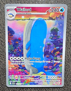 Wailord 162/159 Sv09: Journey Together Illustration Rare Holo HP 240 Stage 1 - Image 1
