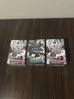 Pokemon TCG S&S Booster Bundle Lot of 3: White Flare x2 Black Bolt - Image 1