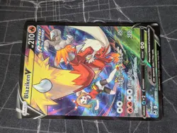Pokemon TCG: Blaziken V TG14/TG30 Silver Tempest Trainer Gallery Full Art - NM+ - Image 3