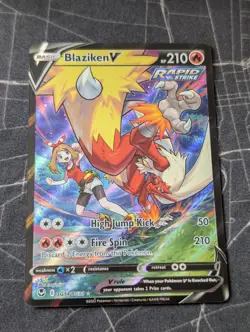 Pokemon TCG: Blaziken V TG14/TG30 Silver Tempest Trainer Gallery Full Art - NM+ - Image 4
