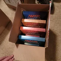 2017 Magic the Gathering MTG Commander Set of 4 Factory Sealed Decks - ENGLISH - Image 1