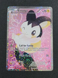 Emolga Legendary Treasures Ultra Rare Holo Full Art RC23/RC25 NM - Image 1