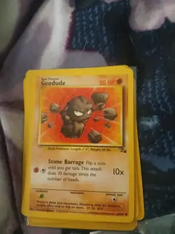 Pokemon- Fighting Type TCG 11 Old FOSSIL AND OTHER CARDS NM CONDITION Mixed - Image 4