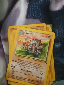 Pokemon- Fighting Type TCG 11 Old FOSSIL AND OTHER CARDS NM CONDITION Mixed - Image 5