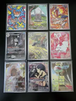 Pokemon TCG Twilight Masquerade Illustration Rares Lot Of 9 Cards All NM - MINT - Image 1
