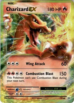 2016 Pokemon TCG Evolutions Holo NM-MT Charizard-EX Ultra Rare #12/108 - Image 1