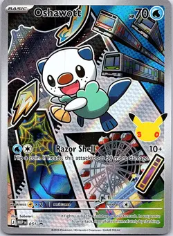 Oshawott 051 Promo ME: Mega Evolution Promo Pokemon Holo Near Mint - Image 1