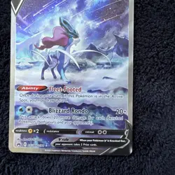 Suicune v GG38/GG70 Crown Zenith Galarian Gallery Ultra Rare Pokemon TCG NM - Image 2