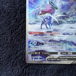 Suicune v GG38/GG70 Crown Zenith Galarian Gallery Ultra Rare Pokemon TCG NM - Image 3