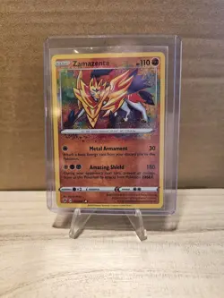 Zamazenta 102/185 SWSH04: Vivid Voltage Holofoil Amazing Rare Pokemon NM card - Image 1