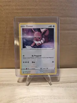 Eevee SWSH127 Holo Promo Sword & Shield Promo Pokemon Holo Card - Image 1