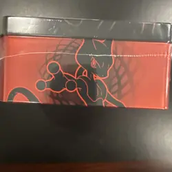 Pokemon TCG Team Rockets Mewtwo EX Tin Factory Sealed 5 Packs And Promo - Image 5