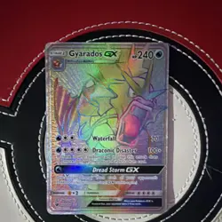 Gyarados GX 21/147 Sun & Moon Ultra Rare Full Art Holo 240 HP English 2018 - Image 1