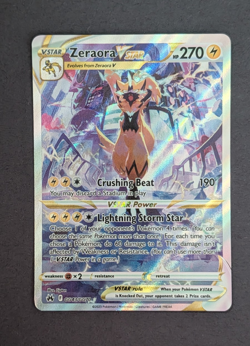Pokemon TCG Zeraora VSTAR GG43/GG70 Crown Zenith Galarian Gallery Full Art Holo - Image 1