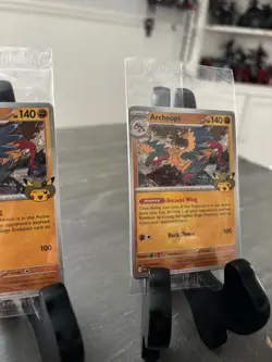 2 Pokemon Fossil Museum Archeops Promo Cards - Chicago Field Museum Exclusive. - Image 3
