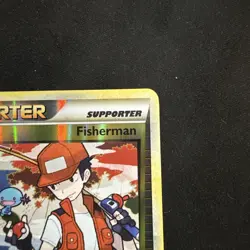 Fisherman 92/123 Reverse Holo Pokemon TCG Heartgold & Soulsilver 2010 **NM* - Image 3
