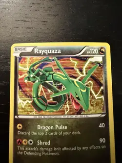 Rayquaza 11/20 Dragon Vault Holo Holo Rare English Basic 120 HP 2012 - Image 2