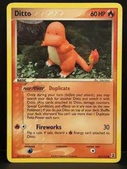 Pokemon TCG Ditto (Charmander) 61/113 Delta Species Regular English 2005 - NM - Image 1