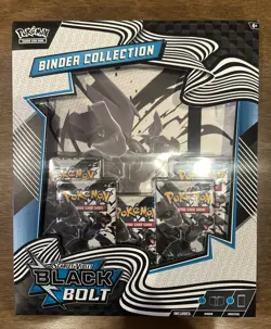 Pokemon TCG Scarlet & Violet Black Bolt Binder Collection BRAND NEW SEALED - Image 1