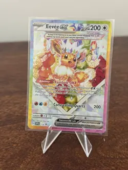 Eevee ex 174 Sv: Scarlet & Violet Black Star Promo Holo Pokemon TCG NM - Image 1