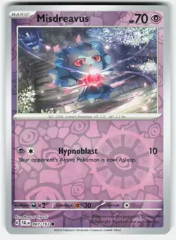 Misdreavus 087/193 Common Paldea Evolved Pokemon Near Mint - Image 1