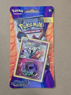 Pokemon XY Steam Siege Blister Pack (Lucario & Floette) Black Star Promo - Image 2