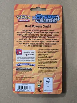 Pokemon XY Steam Siege Blister Pack (Lucario & Floette) Black Star Promo - Image 5