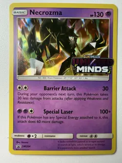 Pokemon TCG Necrozma SM204 Prerelease Holo Promo Eng 130HP - Image 1