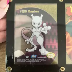 3 POKEMON TOPPS CLEAR CARD LOT #150 MEWTWO #06 CHARIZARD #04 CHARMANDER - Image 3