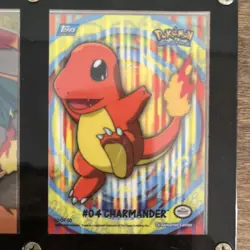 3 POKEMON TOPPS CLEAR CARD LOT #150 MEWTWO #06 CHARIZARD #04 CHARMANDER - Image 5