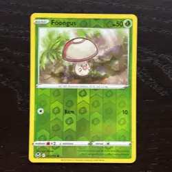 Foongus 011/195 Pokemon Silver Tempest Sword & Shield Reverse Holo Common NM - Image 1