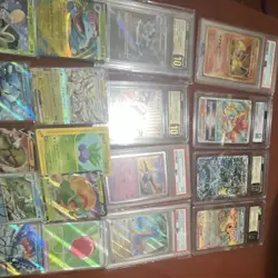 Pokemon Nintendo Trading Card Lot 8Graded Holo Charizard Eevee Lapras Venusaur - Image 3