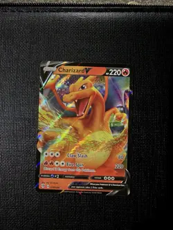 Nintendo Pokemon TCG Holo 4-Card Lot Charizard V Mega Diancie EX Zygarde - Image 3