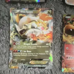 Pokemon TCG Sun & Moon 9-Card Holo Full Art Lot White Kyurem Charizard GX - Image 2