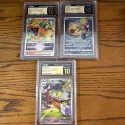 CGC Pristine 10 3-Card Lot Japanese Holo Charizard VSTAR 014/172 +2 - Image 1