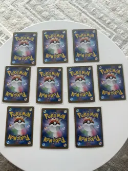 10 Japanese Pokemon Card Lot - EX, GX, Charizard, Alakazam, Eeveelutions - Image 2