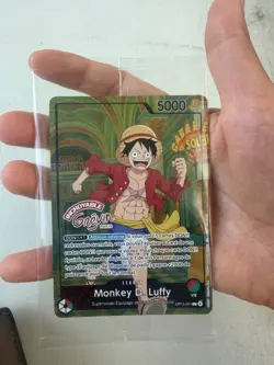 Carte One Piece TCG – Monkey D. Luffy OP13-001 – Musee Grevin Paris Exclusive - Image 1