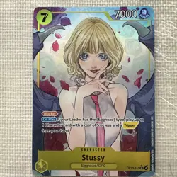 Stussy OP13-110 SR Alternative Art Carrying On His Will One Piece TCG - Image 1