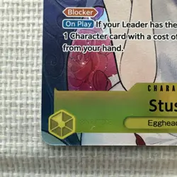 Stussy OP13-110 SR Alternative Art Carrying On His Will One Piece TCG - Image 2