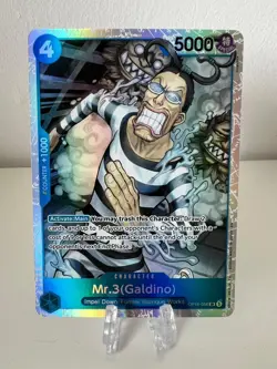 Mr.3 (Galdino) OP16-056 - Secret Rare - The Time of Battle - One Piece TCG - Image 1