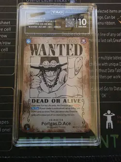 Portgas.D.Ace (SP) OP13 *ERROR* Wanted Poster One Piece English Tag 10 - Image 1